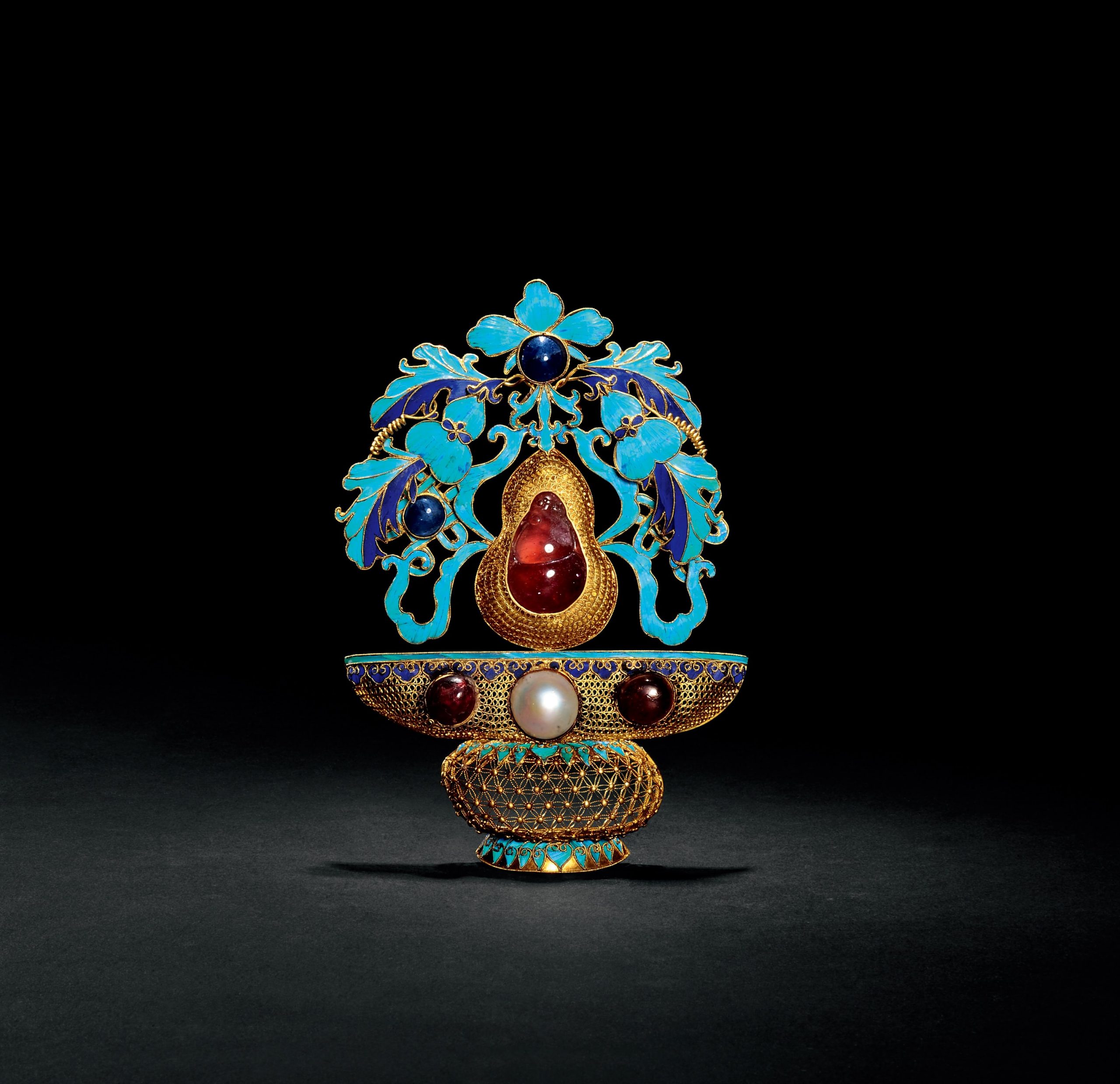 传统之美-中国古代点翠首饰鉴赏-建盏二公主